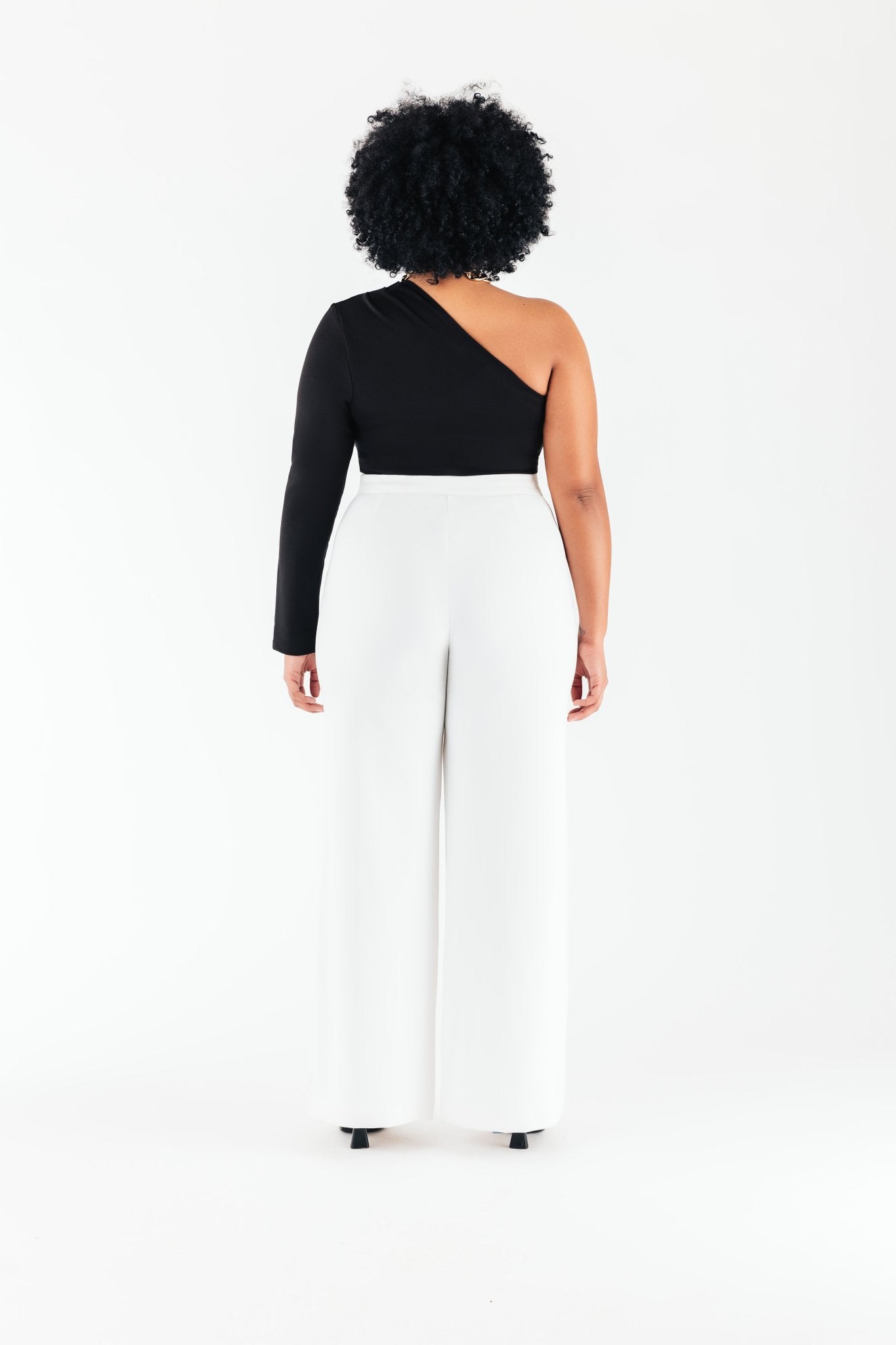 Black Bridgette Wideleg Ponte Pant - Chloe Kristyn