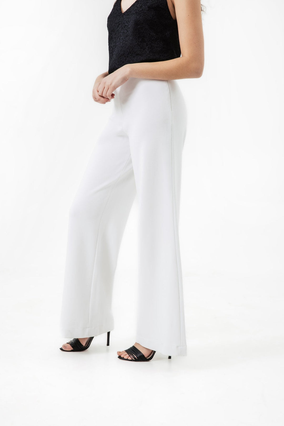 Bridgette Wideleg Ponte Pant - Chloe Kristyn