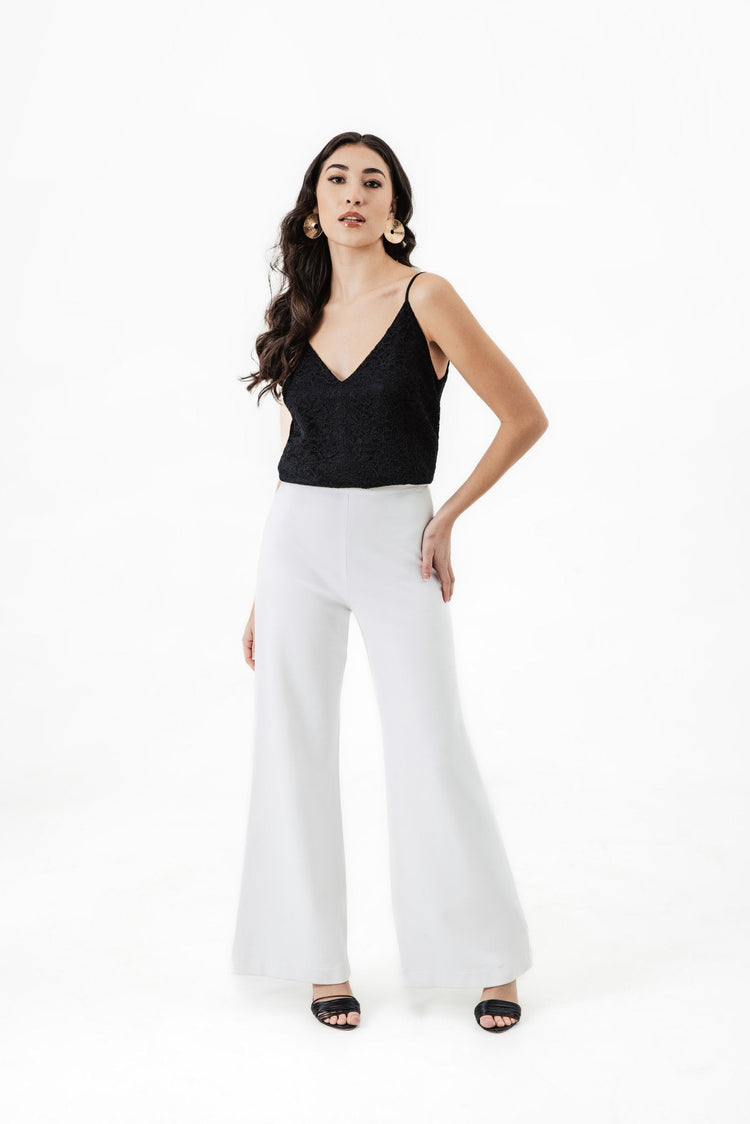 Bridgette Wideleg Ponte Pant - Chloe Kristyn