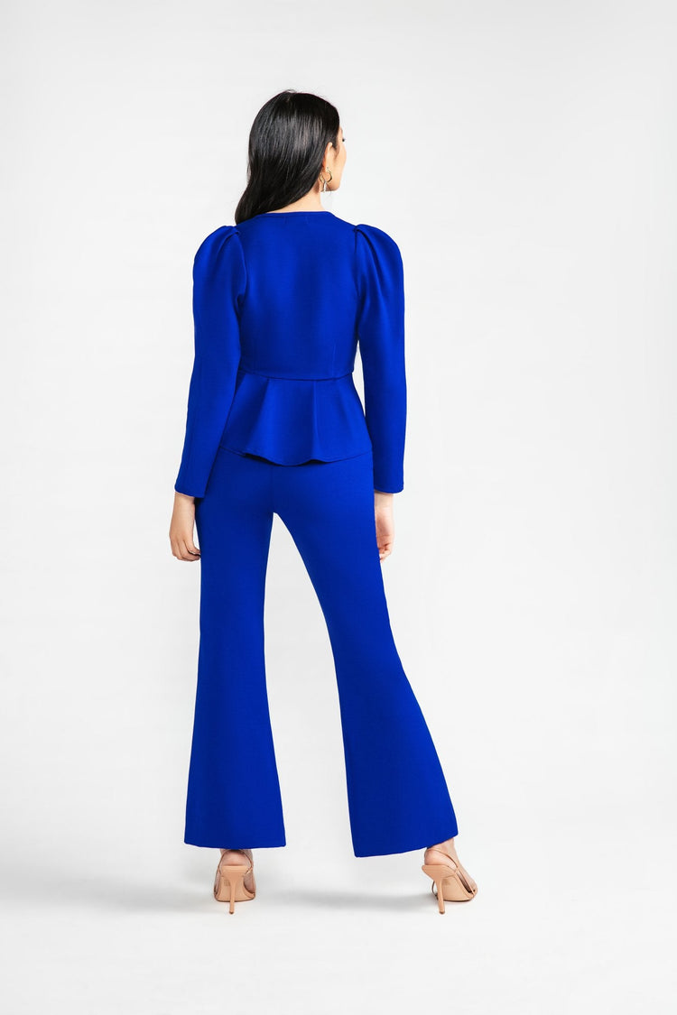 Cobalt Larissa Ponte Jacket - Chloe Kristyn