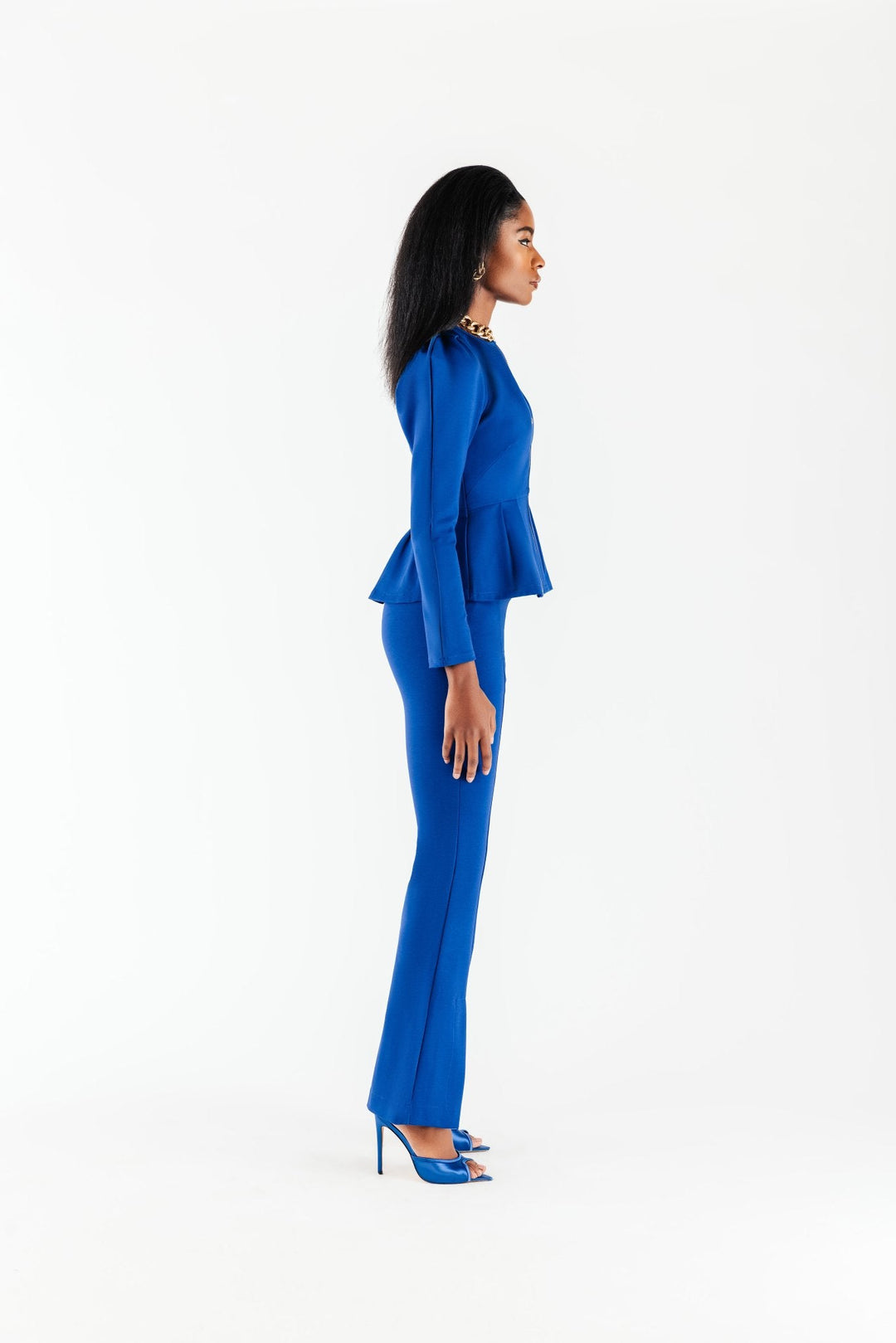 Cobalt Larissa Ponte Jacket - Chloe Kristyn