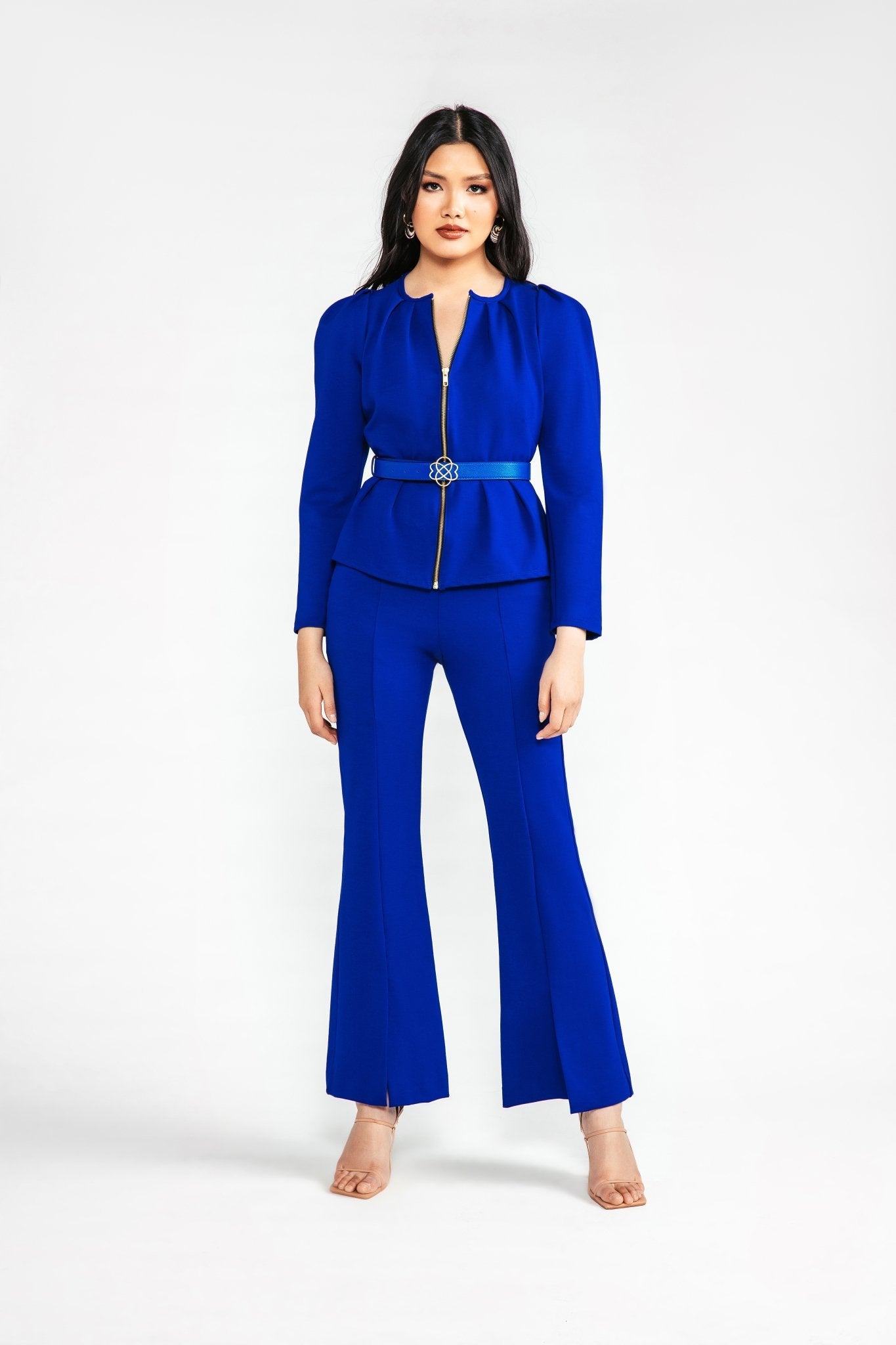 Cobalt Larissa Ponte Jacket - Chloe Kristyn