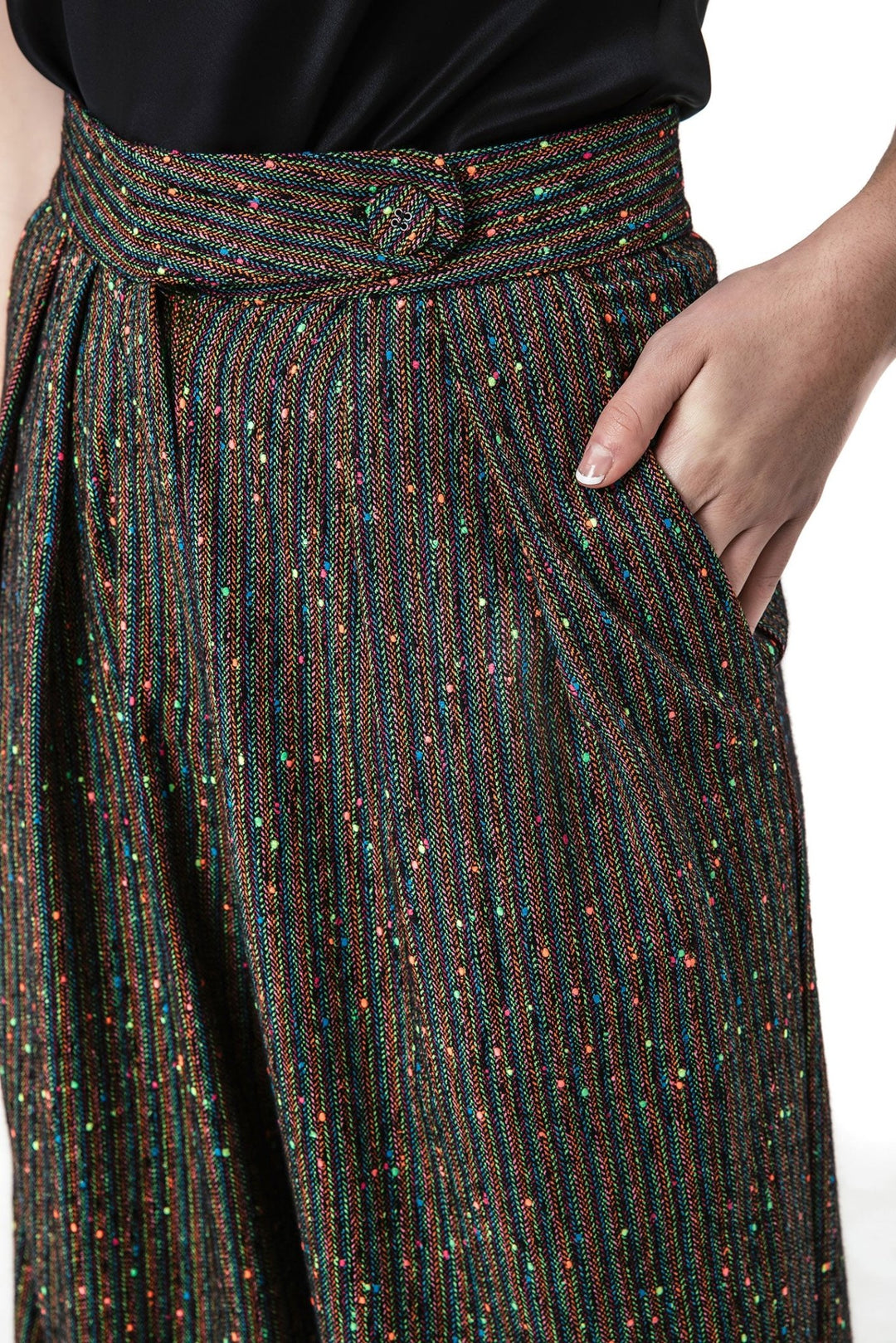 Confetti Tweed Gillian Trouser - Chloe Kristyn