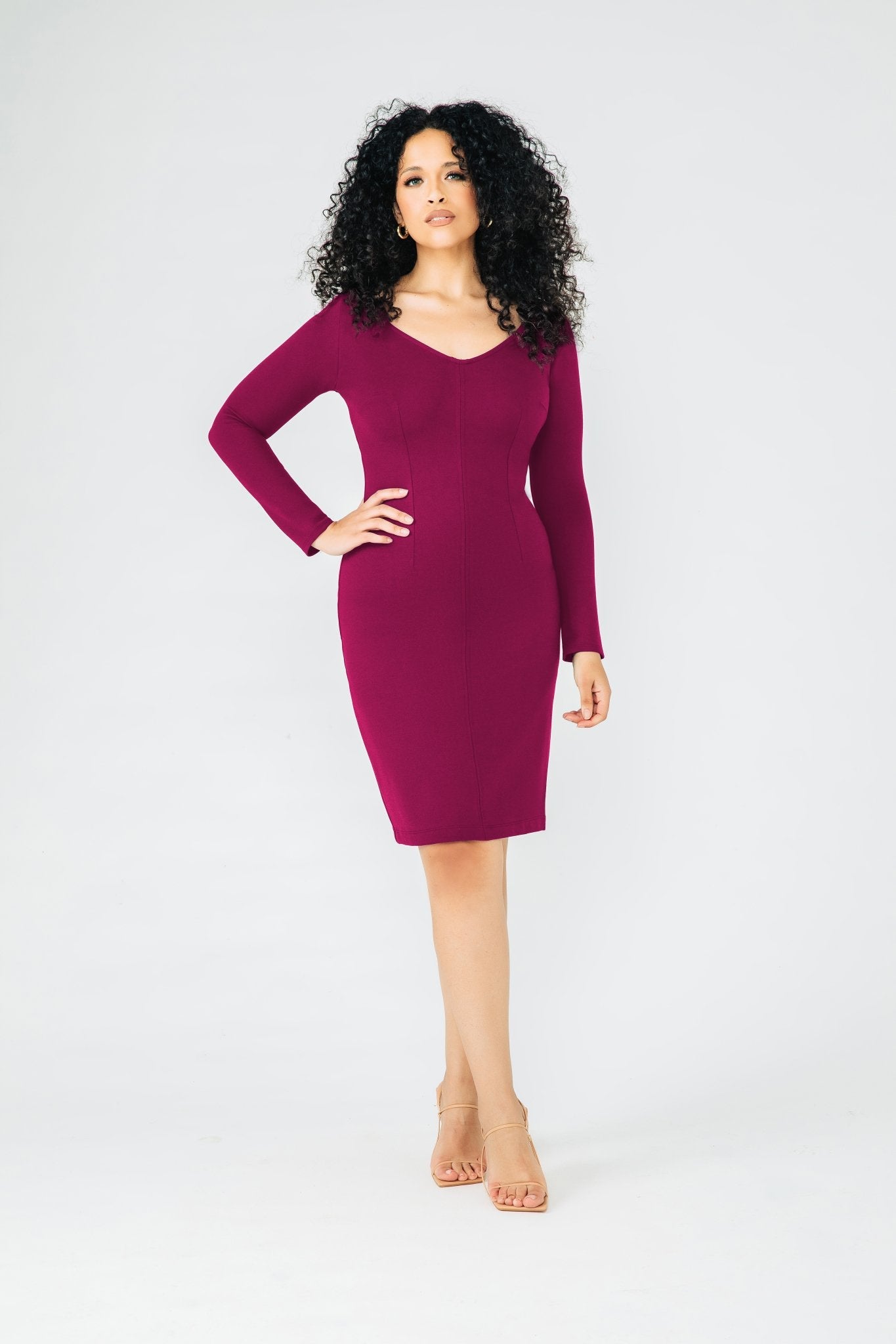 Maggie Ponte Knit Dress - Chloe Kristyn