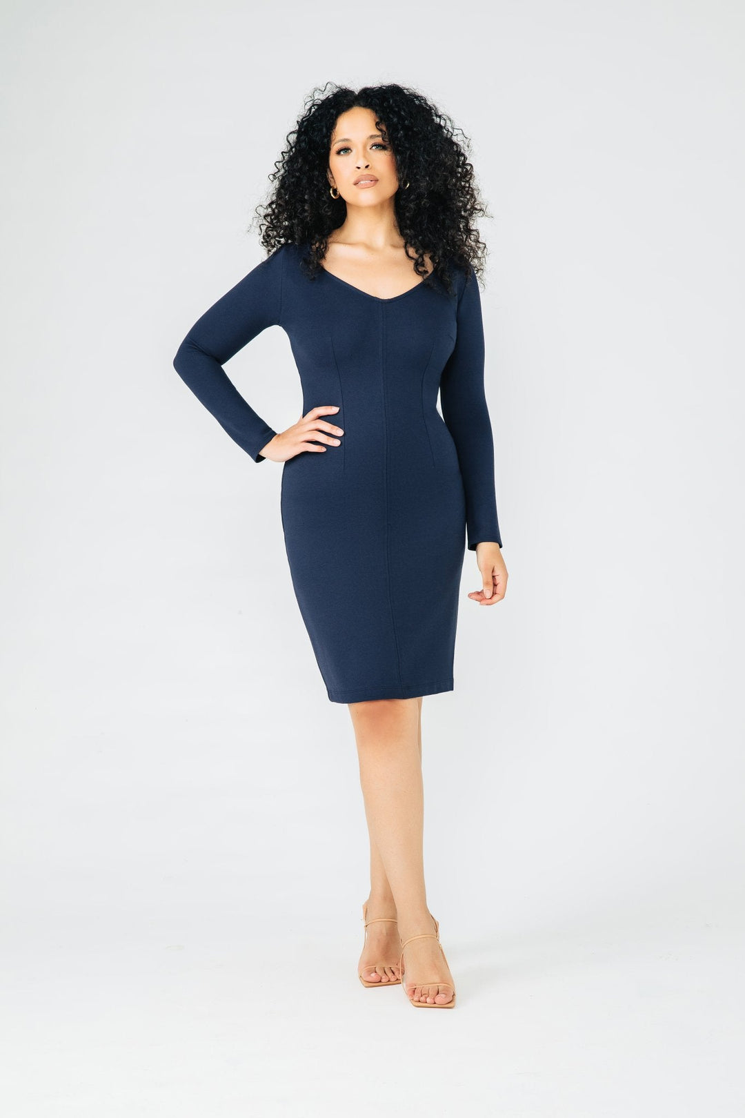 Maggie Ponte Knit Dress - Chloe Kristyn
