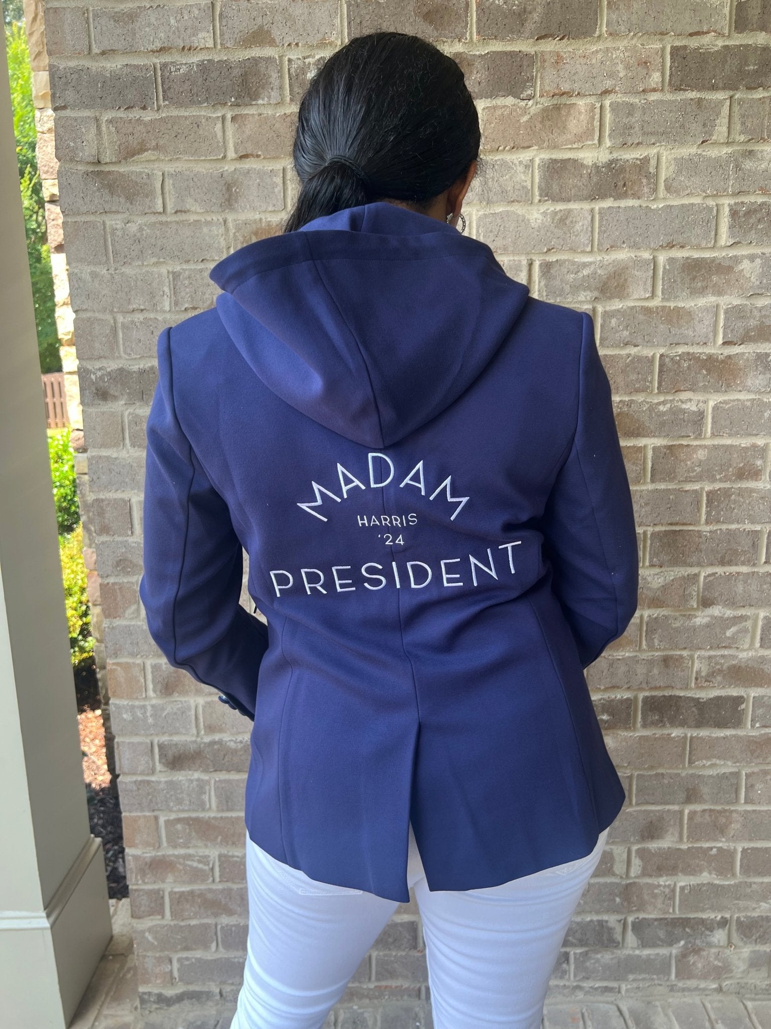 "Madam President" Ponte Blazer - Chloe Kristyn