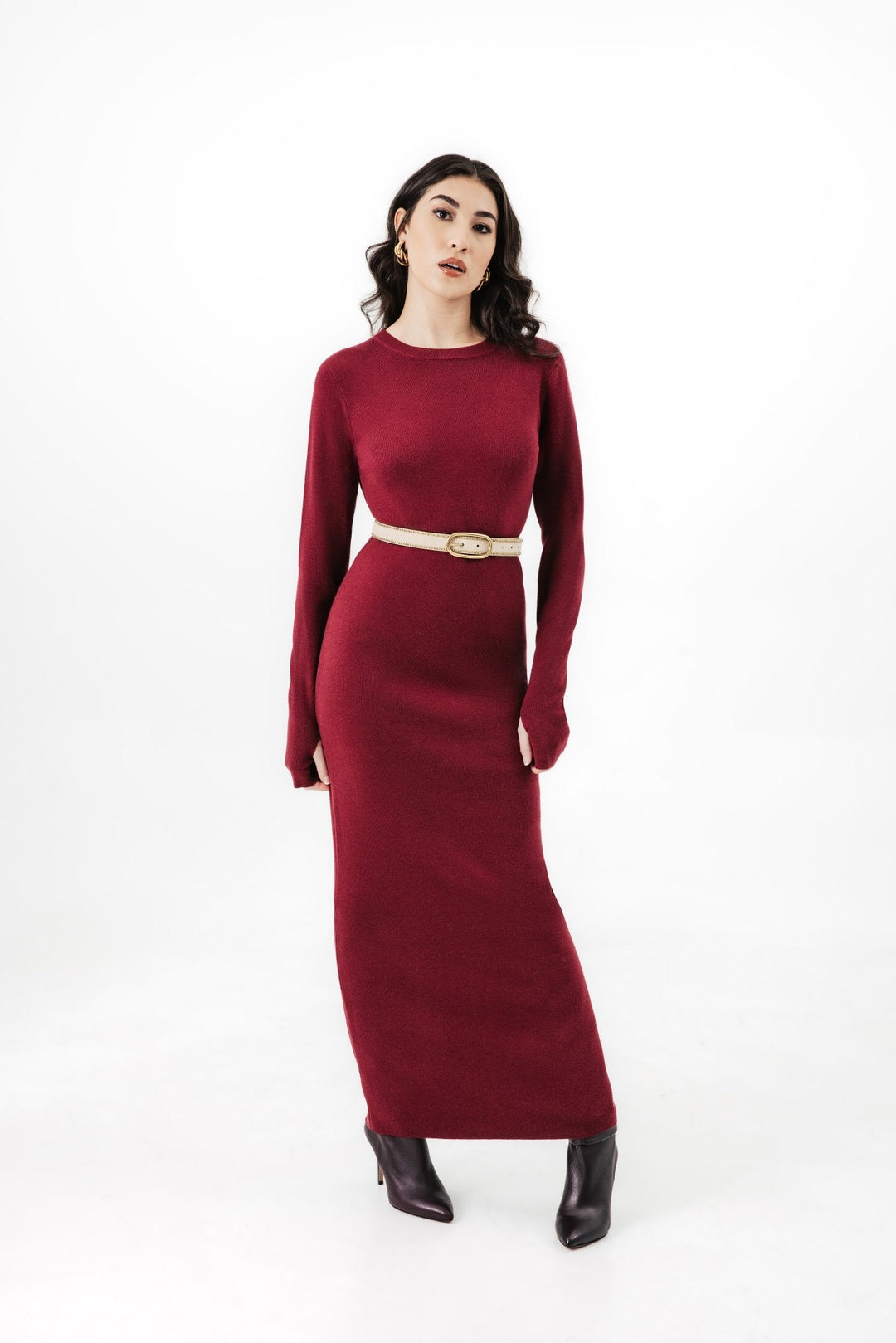 Robbie Sweater Maxi Dress - Chloe Kristyn