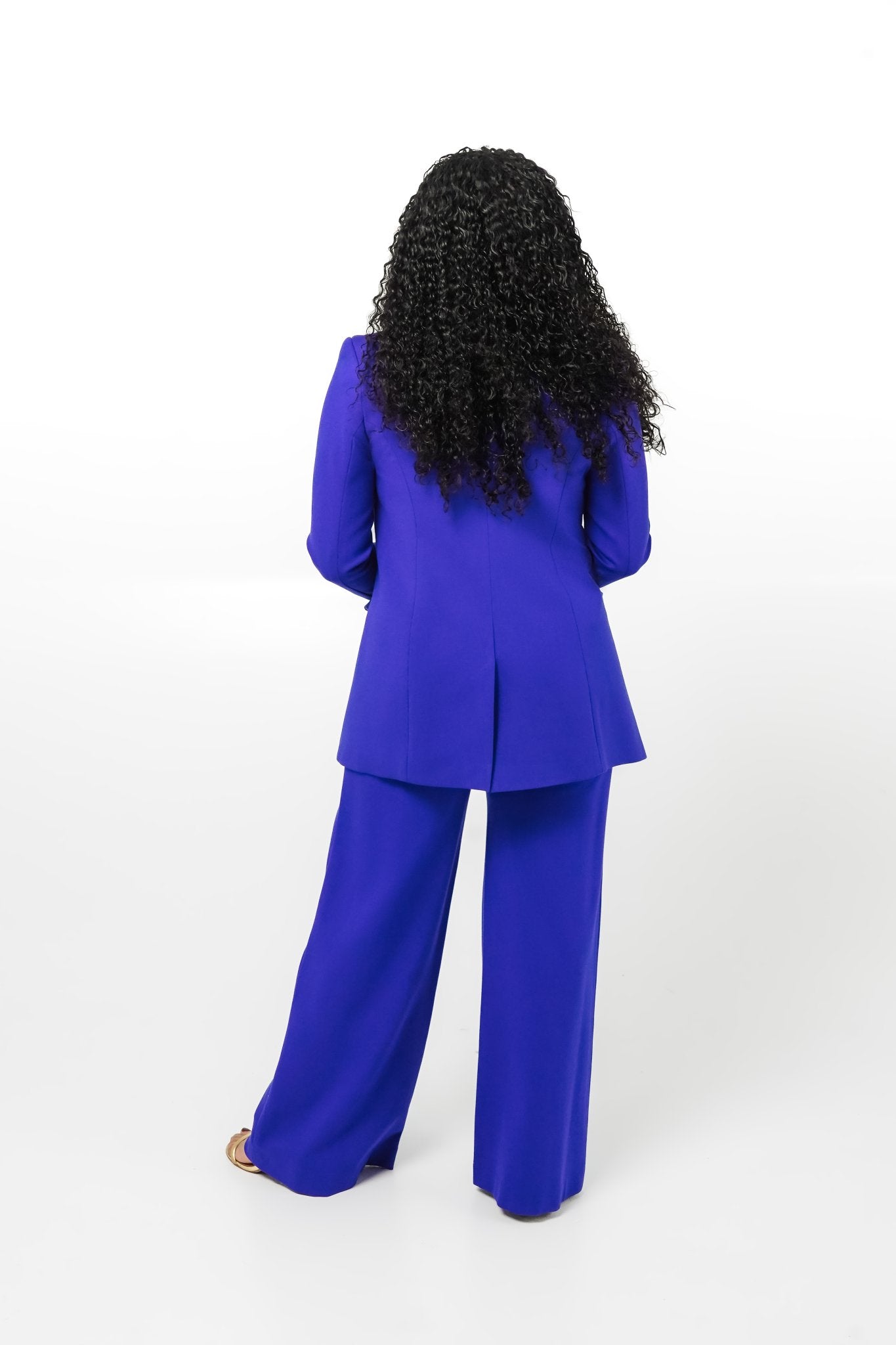 Taylor Tailored Ponte Blazer - RHOyal Blue - Chloe Kristyn