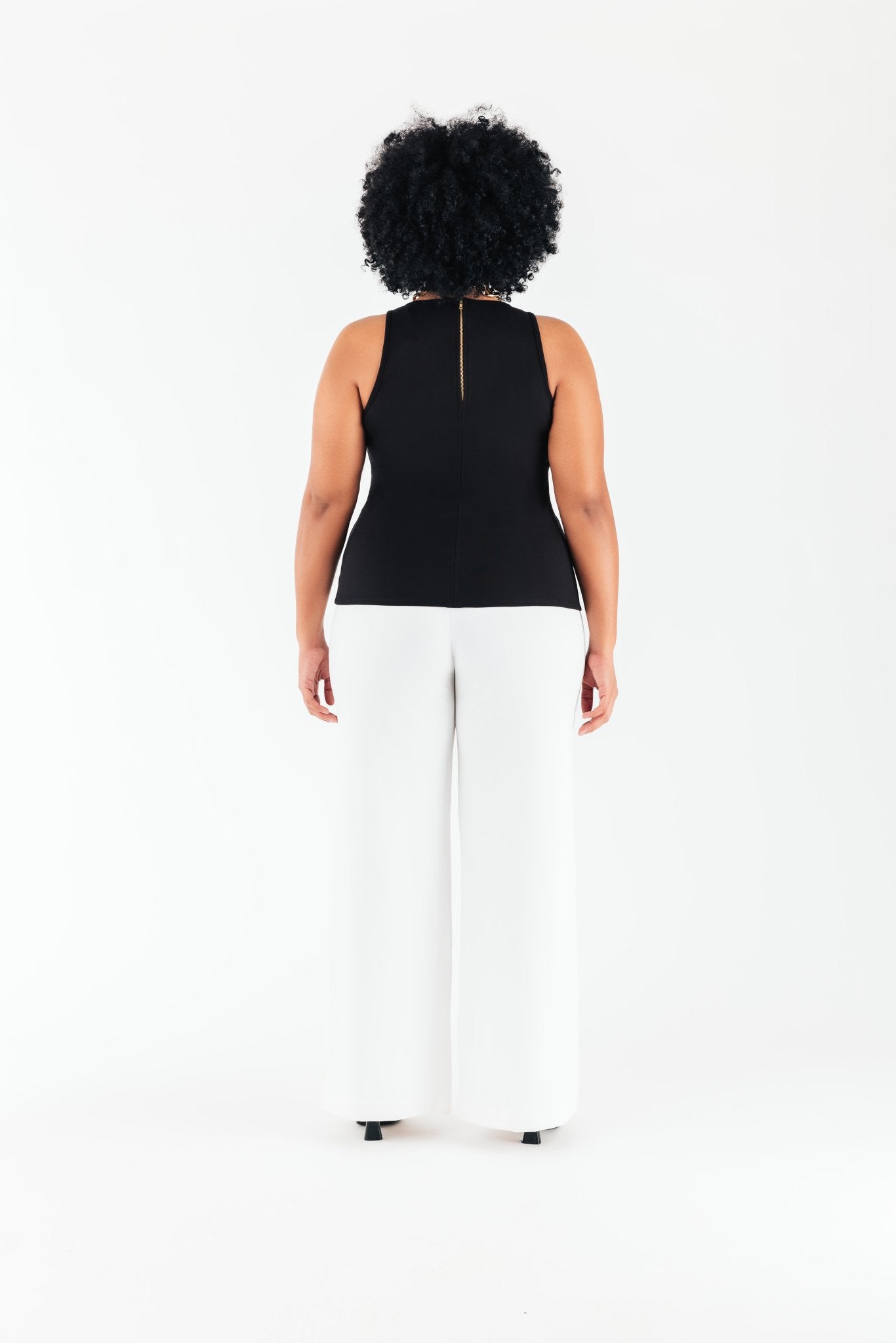 Black Jenni Ponte Tank - Chloe Kristyn