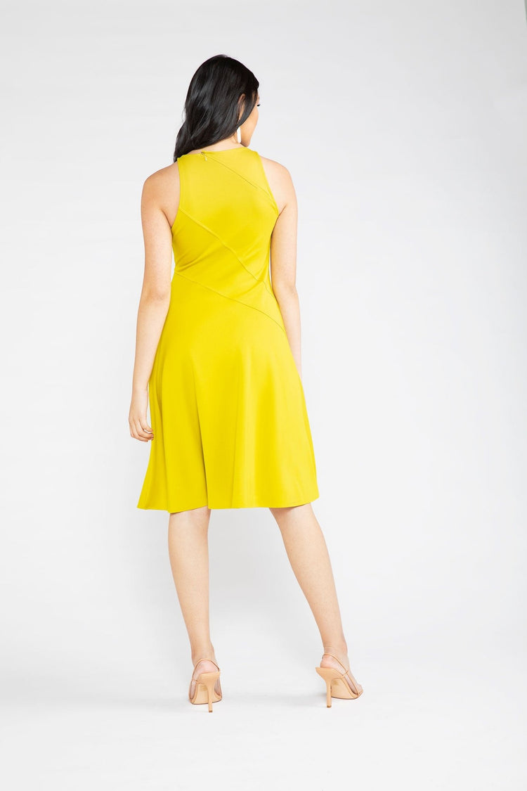 Chartreuse Krisette Dress - Chloe Kristyn