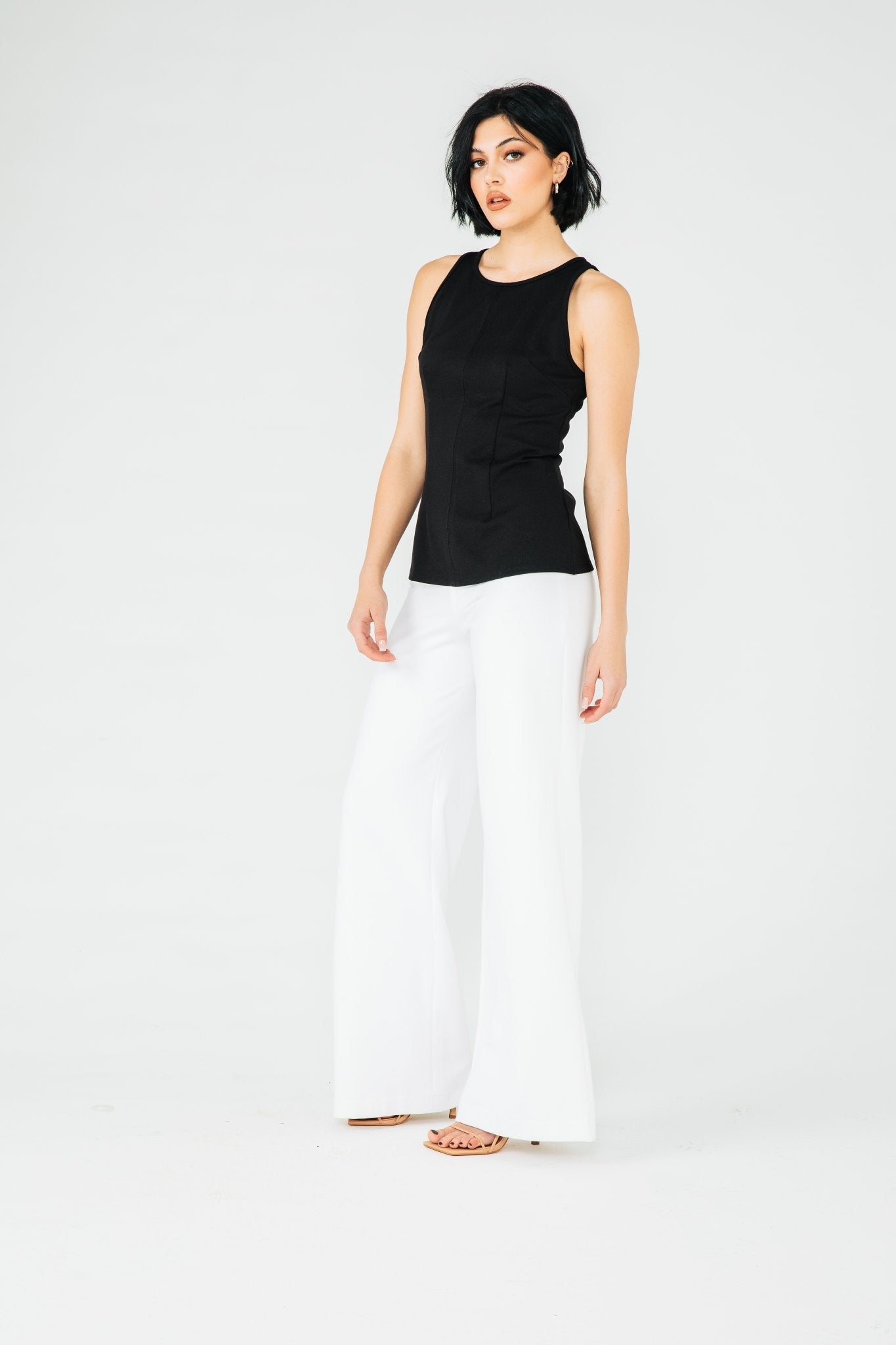 Jenni Ponte Tank | Black - Chloe Kristyn