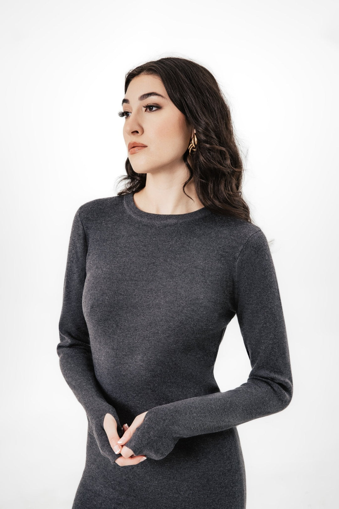 Robbie Sweater Maxi Dress - Chloe Kristyn